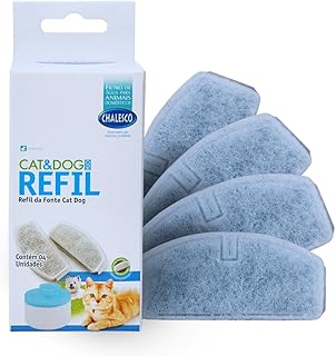 Chalesco Filtro de Fonte Cat & Dog 4 Peças para Gatos