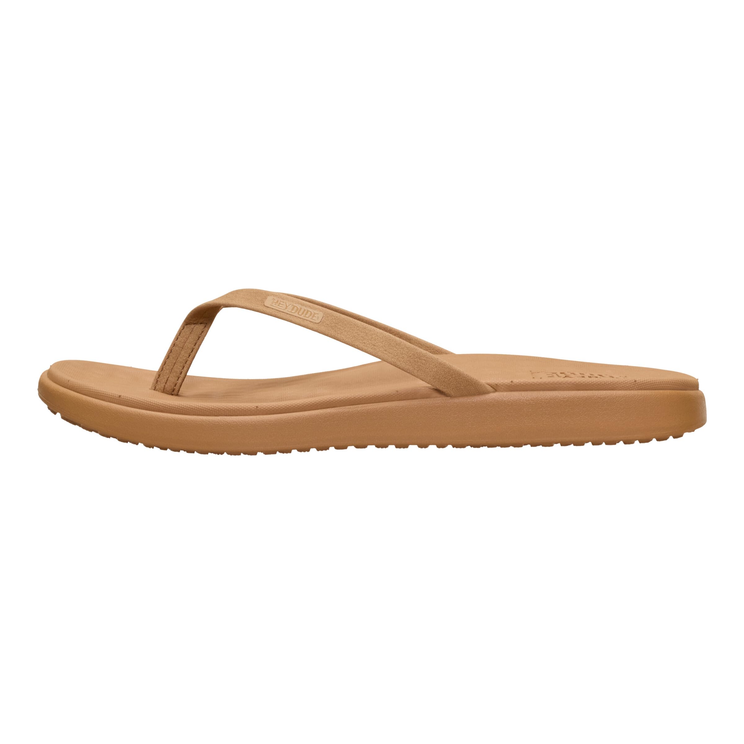 HEYDUDE Womens Maui Breeze Flip Sandal Lightweight Cushioned EVA Footbed Easy On Travel Ready Summer Wear