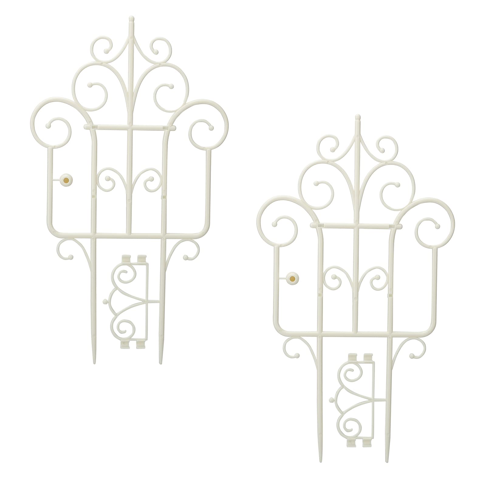 NLDGR Plant Stand for Indoor Outdoor Plants Lant Support Stakes, 2PCS Metal Trellis for Potted Plants, Plant Support Stake House Plant Trellis for Hoya, Flower (2)