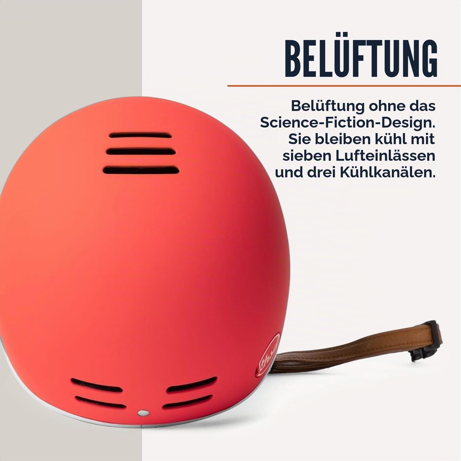 Thousand Heritage Fahrradhelm Erwachsene – Unisex, belüfteter Fahrradhelm mit PopLock Diebstahlschutz – Ideal für Fahrrad & Skateboard – Herren & Damen