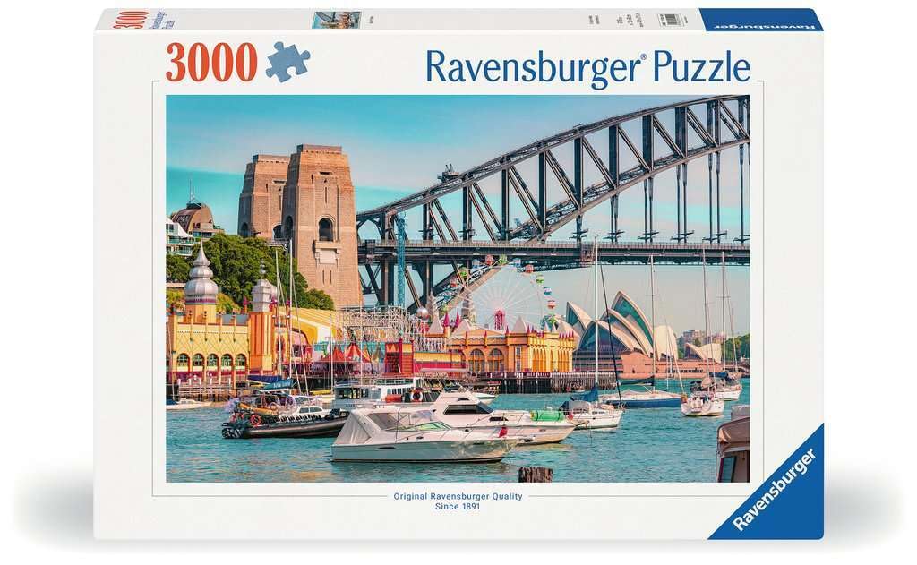 Ravensburger Erwachsenenpuzzle 3000 Teile - Geheimes Sydney
