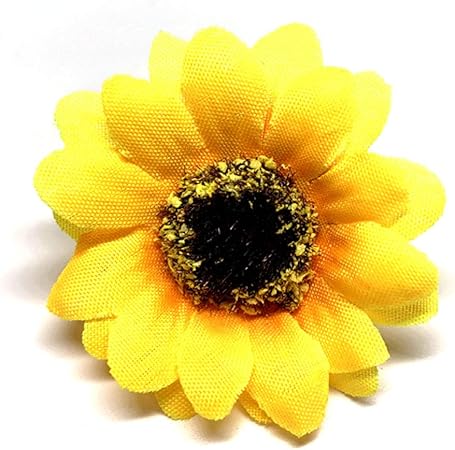 造花 シルクフラワー ひまわり ミニ ヘッド 1輪 造花 ホビー 造花 シルクフラワー ひまわり ミニ ヘッド 1輪 造花 ホビー
