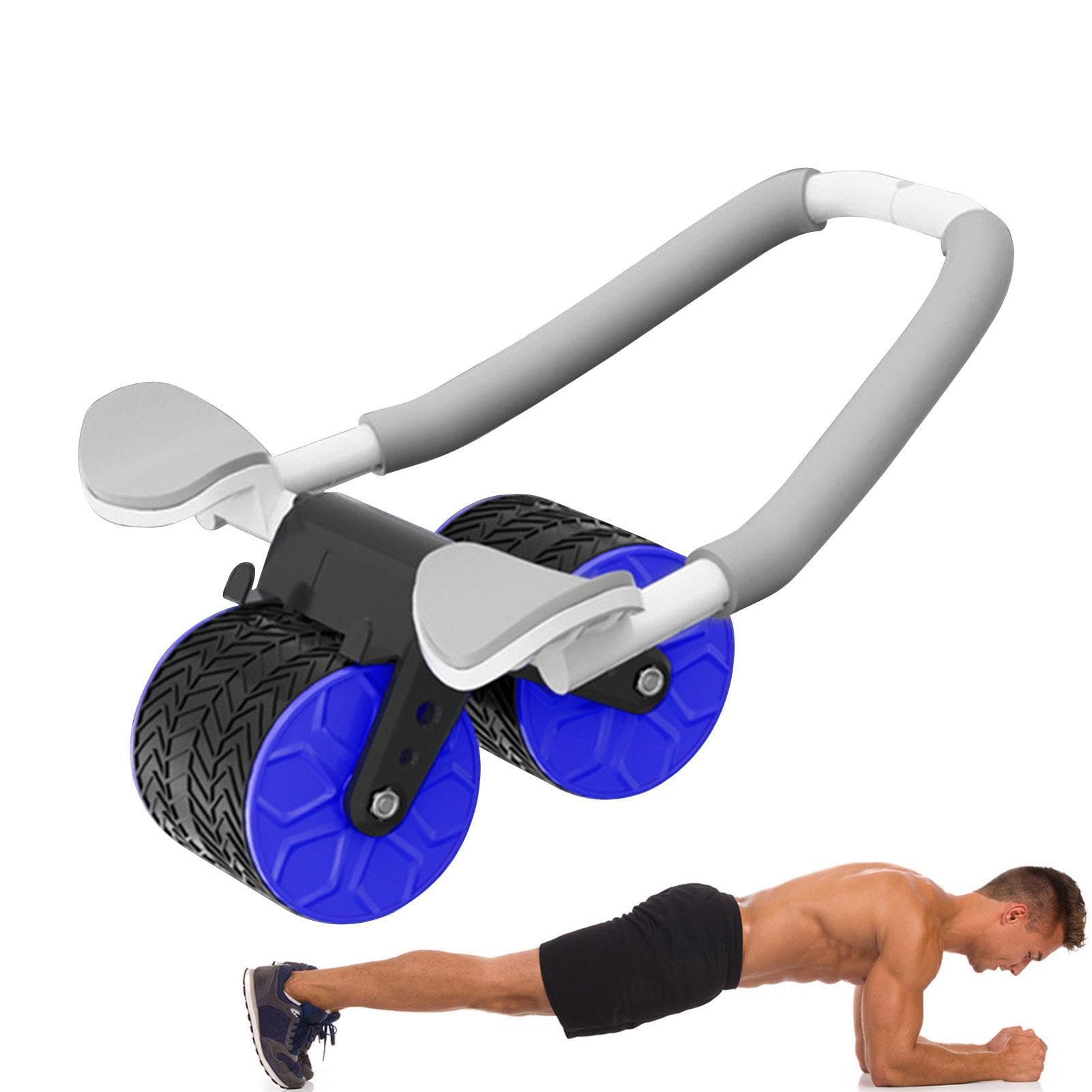 Bauchroller, Bauchroller, Bauchroller, Bauchroller, Ab-Roller, rutschfestes Abs-Rollrad | Verbesserer für das Training des Kerns, Abfederung, automatisch, leise