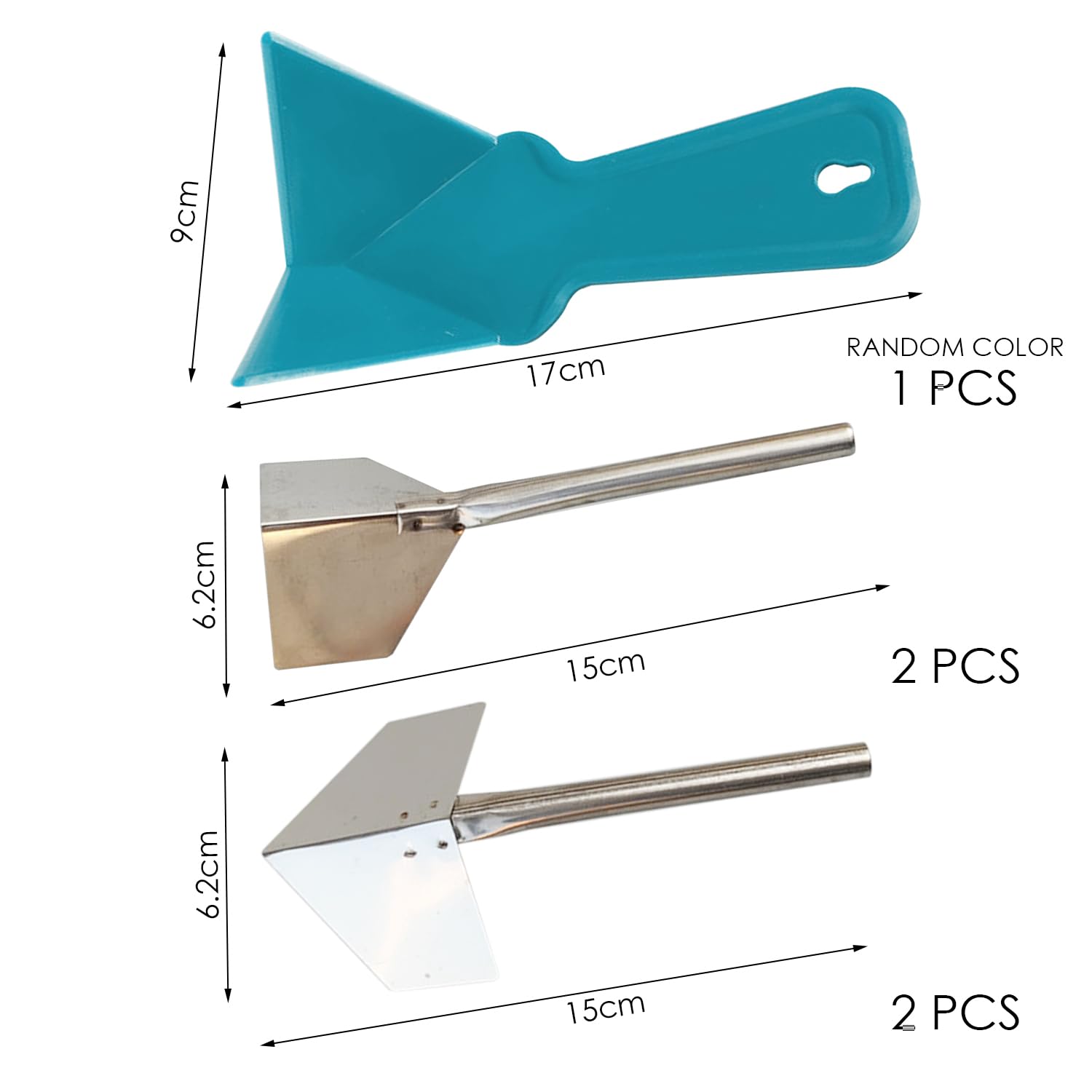 4 Coltelli Per Intonacare, 1 Spatola In Plastica, Utensile Per Cartongesso Per Angoli Interni, Spatola Ad Angolo Di 90 Gradi In Acciaio Inossidabile, Spatola Per Angoli Interni Ed Esterni