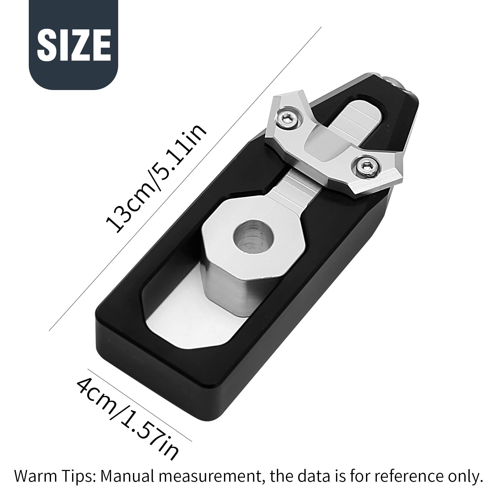 CNC Billet Swingarm Chain Adjusters For Honda Grom 2014-2021 - Motorcycle Adjusting Tool