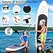 SereneLife Inflatable Stand Up Paddle Board - Wide Stable Design, Non-Slip Deck for Adults & Youth with Premium Paddle Board Accessories: Carry Bag, Dual Action Pump, Paddle, Ankle Leash - 10'10