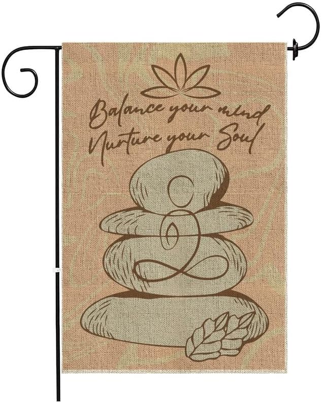 Amazon.com : Zen Garden Flag Meditation Spiritual Yoga Peace Garden ...