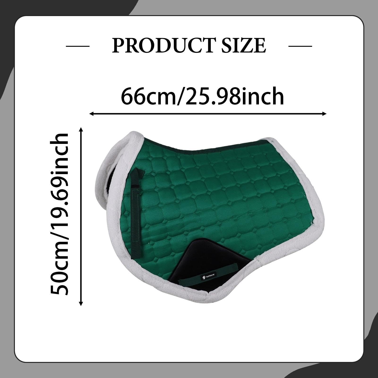 Protector de Silla de Montar para Caballo, Absorbente del Sudor, Accesorio Ecuestre Práctico para Deportes, Resistente Al Desgaste, con Protección.