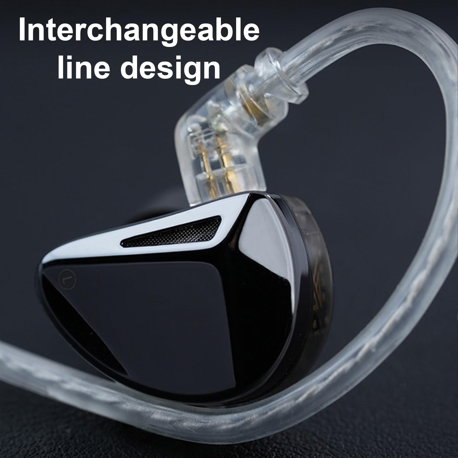 Auricolari in-ear ad alta risoluzione con cavo rimovibile per viaggi, palestra, allenamento, palco, dieci auricolari con driver