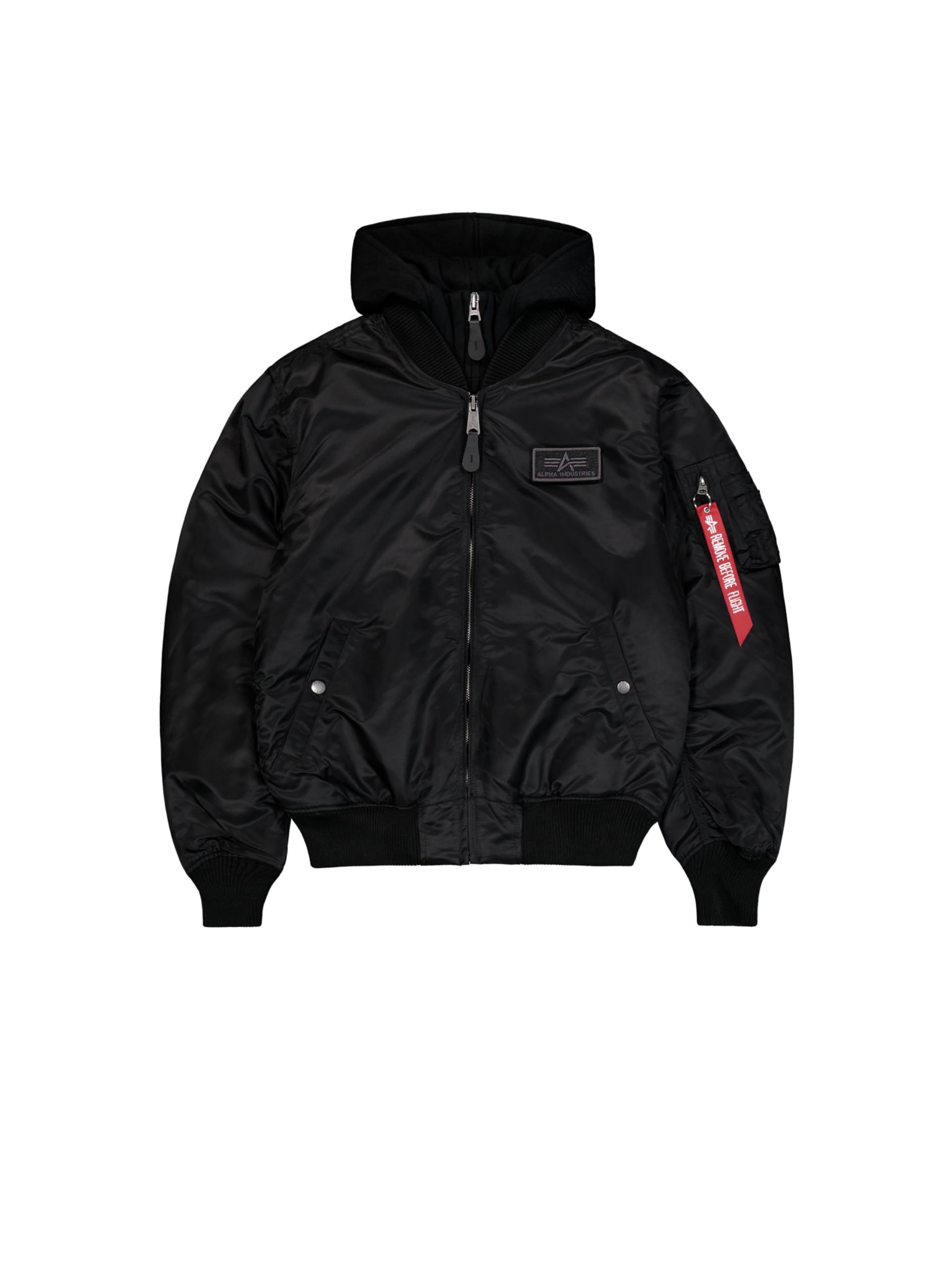 Alpha Industries MA-1 D-Tec Bomber Jacket for Men Black/Black