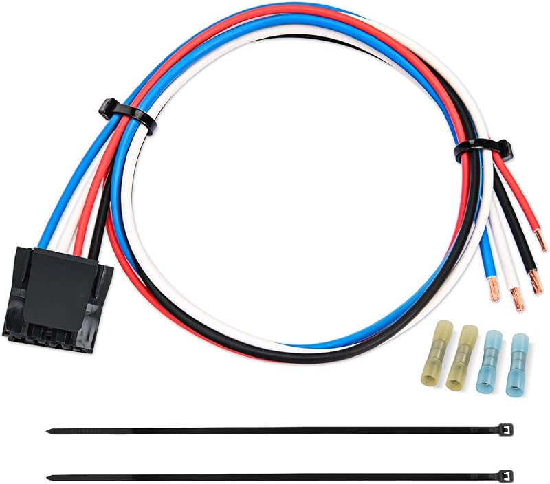 Chicote adaptador de fiação para controlador de freio Nilight 4 pinos – 78,74 cm