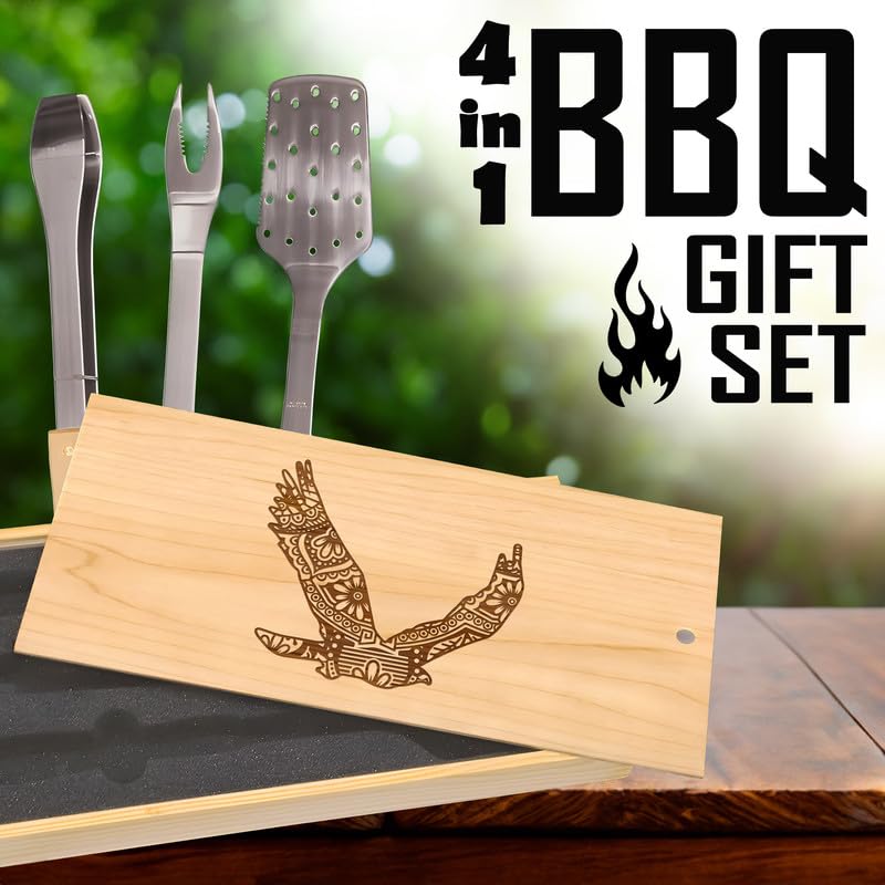 Set para parrilla con diseño de cuernos de antílope miniatura 6