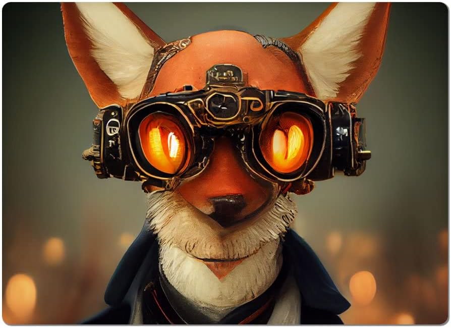 Cool Car Magnet 2 PCS - Steampunk Art Car Magnet - Animal Sticker