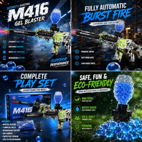 Image of The Little Ones Gel Blaster for Adults Age 15+ Years Above New Upgraded [Upgraded][PRO Ultra]
