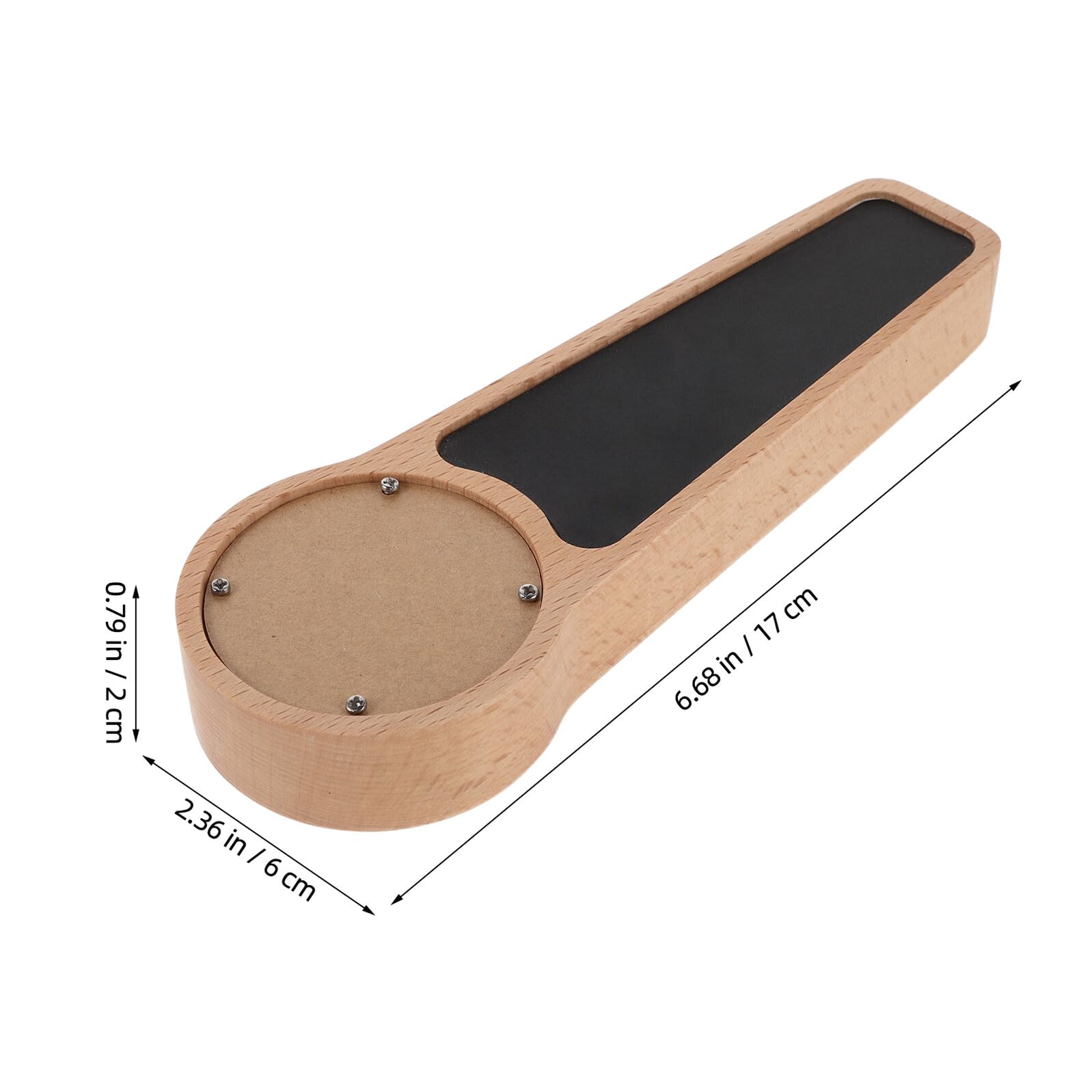 Maniglia in Legno per Rubinetto di Birra Lavagna, Impugnatura Ergonomica per Fusti da 3/8", Adatta per Birrerie, Matrimoni e Decorazioni per Bar