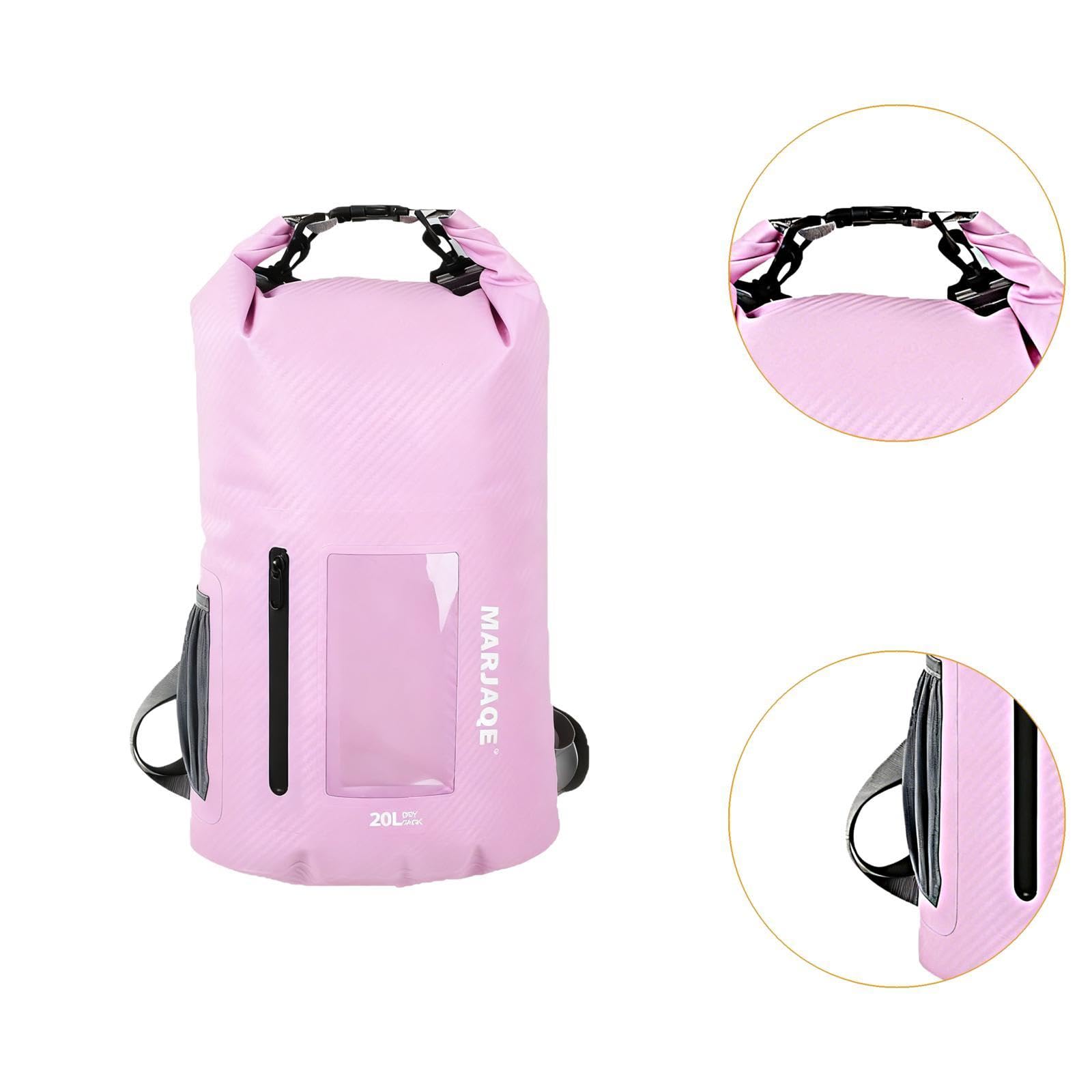 kowaku Sac Étanche Sac à Dos Imperméable Compact Grand Volume Fermeture par Enroulement PVC Résistant Séparation Humide-Sec Adapté pour Camping Randonnée RAF
