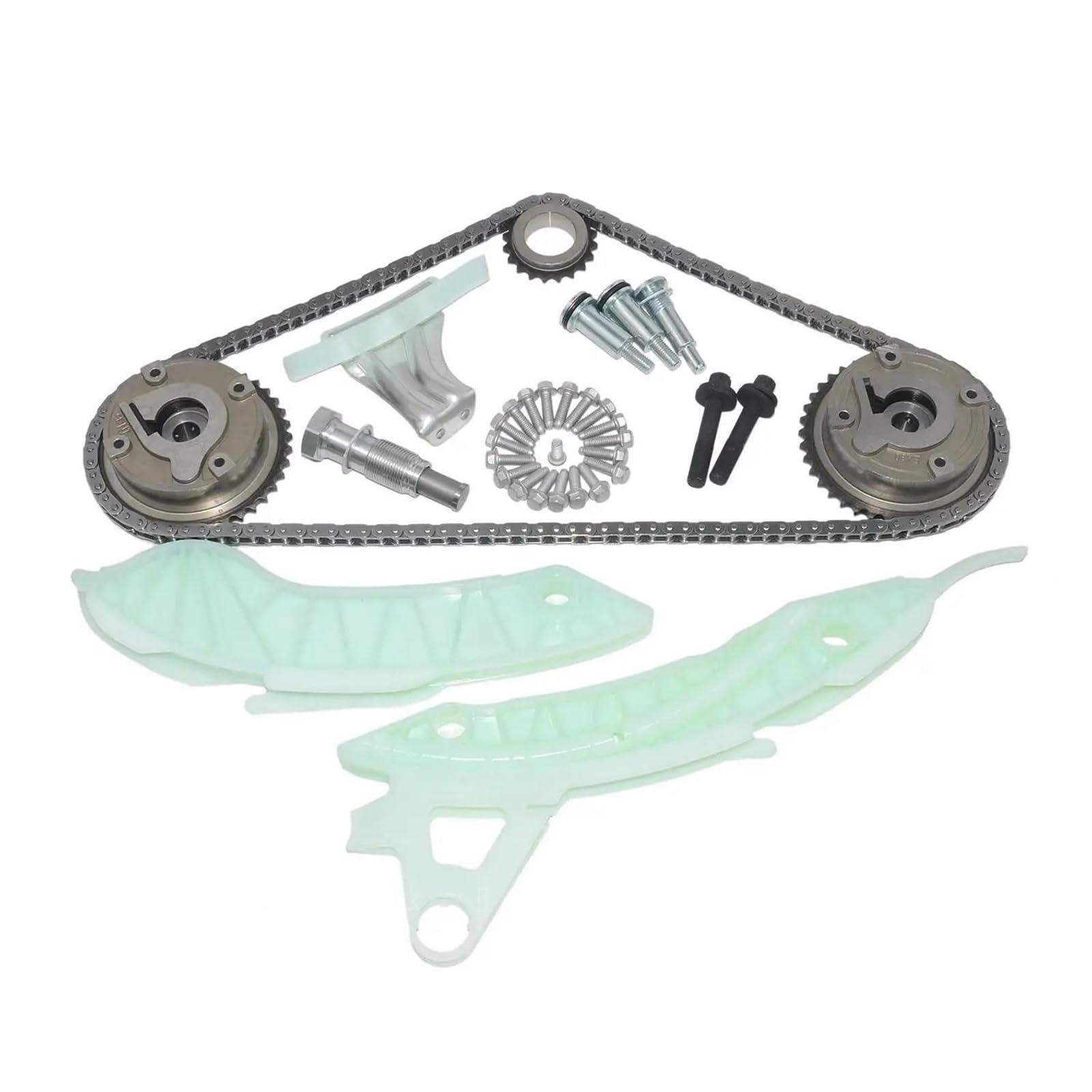 Per Peugeot 207 1.4 .6L KIT CATENA DI DISTRIBUZIONE INGRANAGGI Per VVT 11367545862 11367536085 Kit tenditore