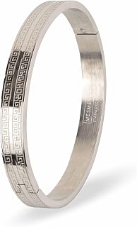 Mesmerize Atticus Stainless Steel Kada Bracelet for Men – Durable, Anti-Tarnish, Water & Sweat Resistant, Hypoallergenic, ... Price In India