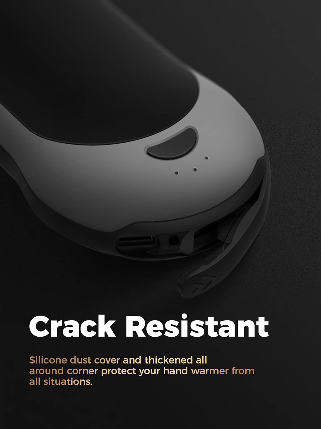 OCOOPA IP45 Waterproof Hand Warmer Rechargeable, Up to 15hrs Heat,10000mAh Durable Quick Charge Electric Hand Heater, PD Compatible, 3 Levels for Outdoors, Heavy Duty, H01-PD PRO - Image 5