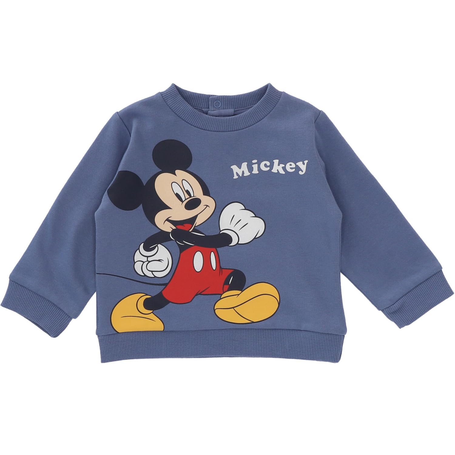 Disney - Sweat bébé molletonné Disney Mickey - 100% Coton - Bleu