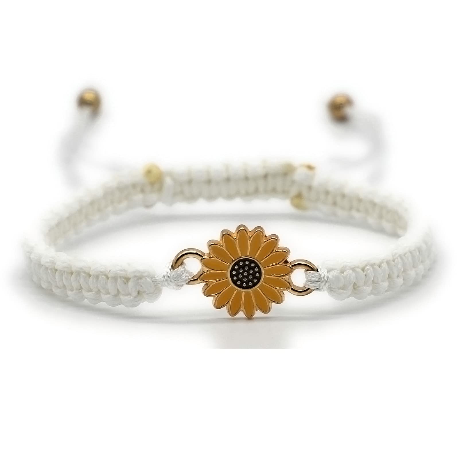 Jasimkiss Sunflower Bracelets Adjustable Boho Sunflower Daisy Charm Bracelets Handmade Braided Rope Friendship Matching Bracelets Promise Bracelets for Couples Women, 6 inches to 12 inches, String, (B0BMZ569CM) Amazon Price History, Amazon Price Tracker
