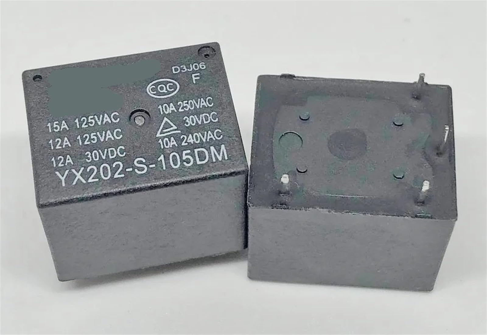 Relé de 4 pines YX202-S-105DM 5V interruptor electromecánico T73-1A 3