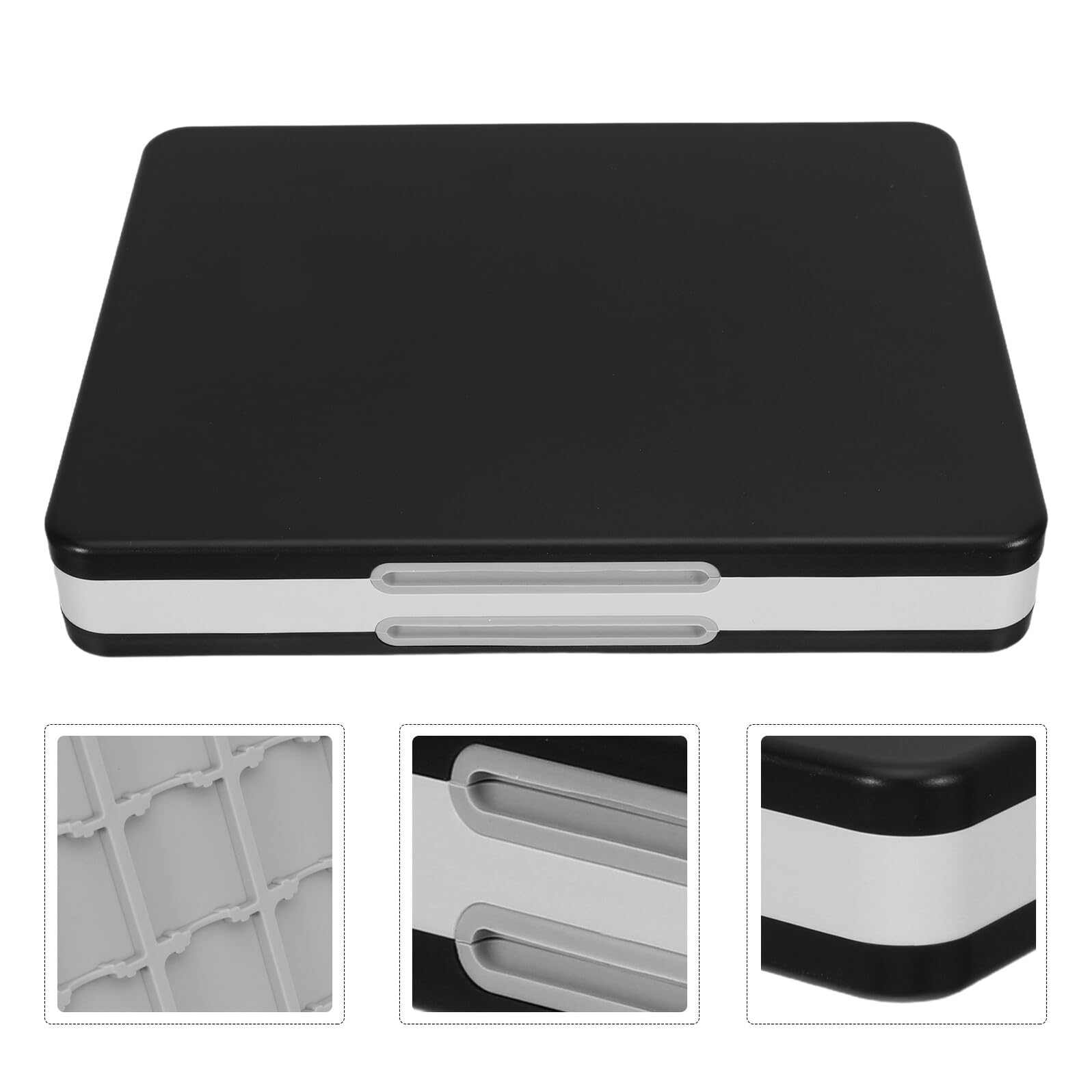Estuche de Almacenamiento para Tarjetas de Juego 48 Compartimentos, Portátil, Rígido Abs con Silicona, Compatible con Nintendo Switch, Diseño Magnético y Protección Resistente