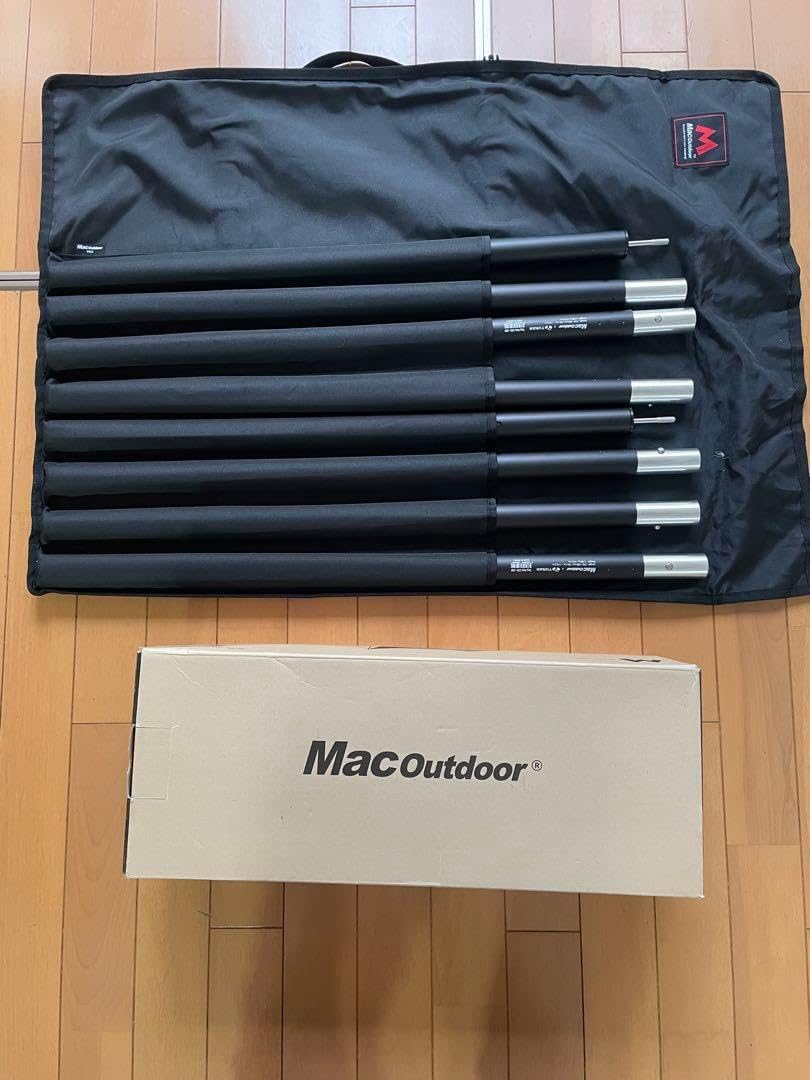 マックワンヘキサタープ ブラックM、ポール、ポールケース 新品