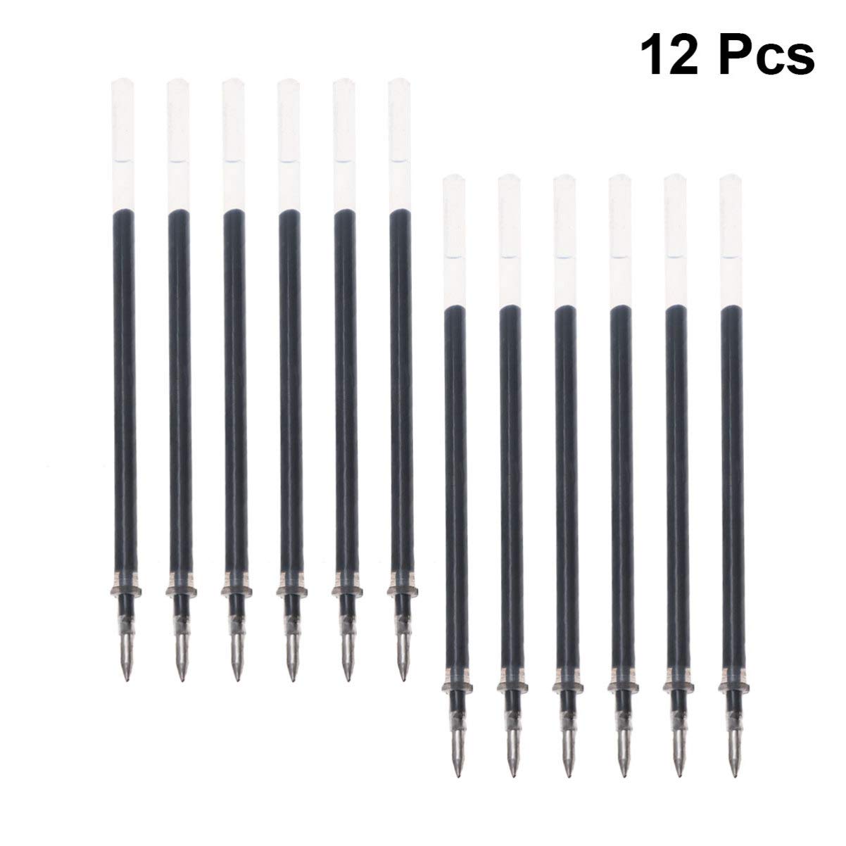 Ciieeo 3 Set Di Ricariche Per Penne A Inchiostro Per Penne Gel Inchiostro Nero Acido Punte Da 0 7 Mm Ampia Applicazione Per Libri Da Colorare Artigianato 12 Pz * 3