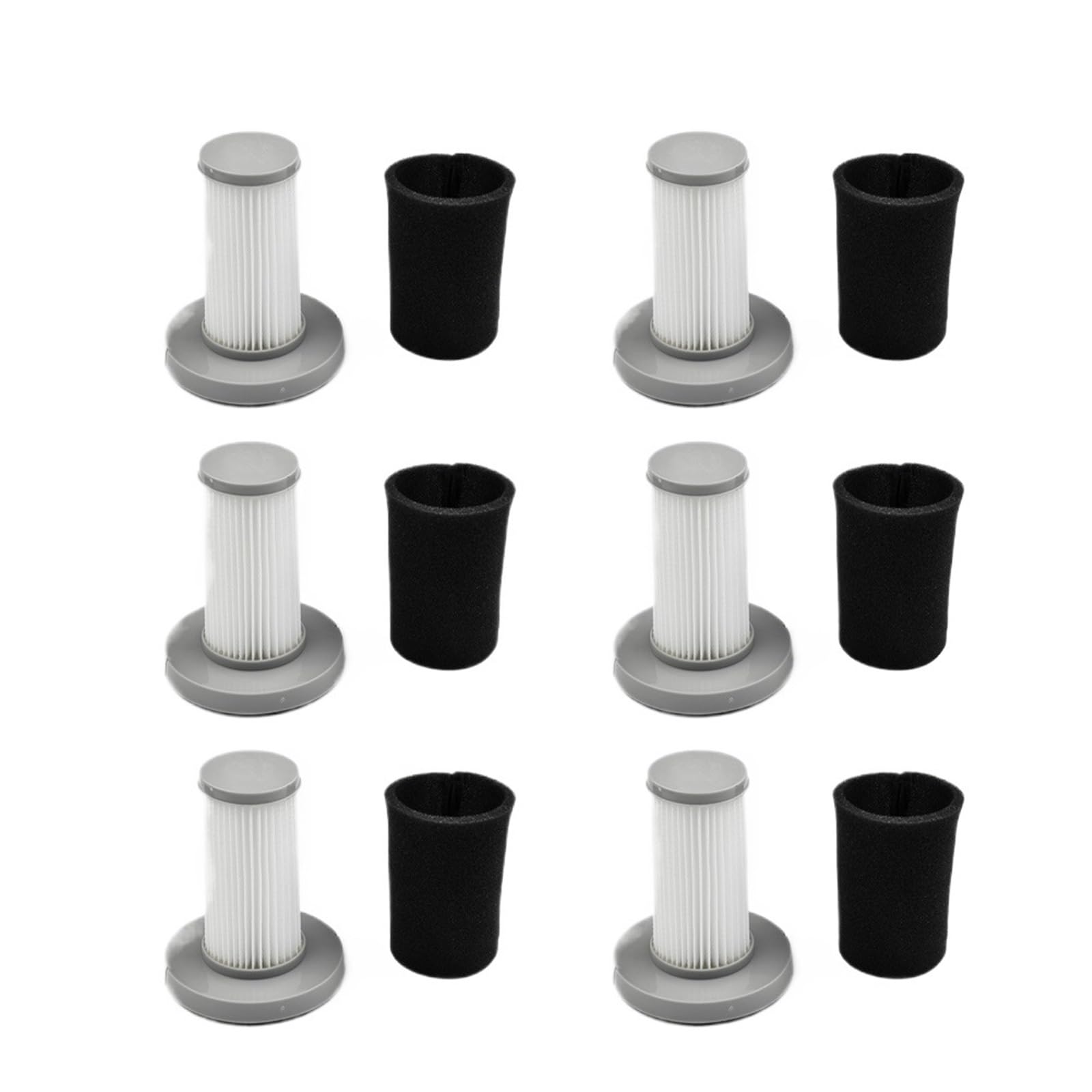 AIHDBCL Replacement Filter For Vacuum Cleaner ，Compatible For Deerma，DX700 DX700S DX810 Accessories(6pcs)