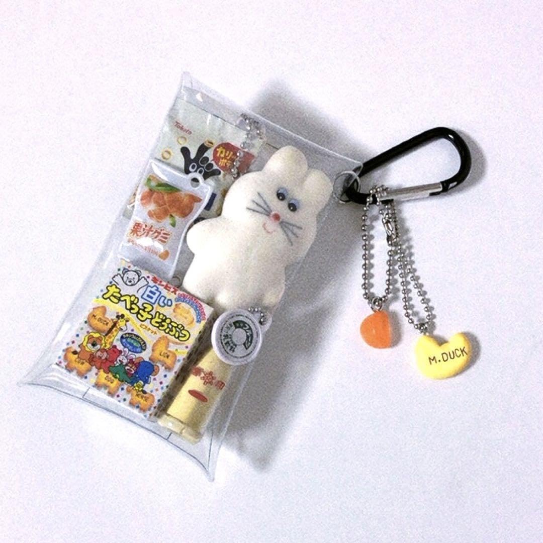 Amazon.co.jp: ガチャ詰めポーチ むにゅ 白系 : 文房具・オフィス用品