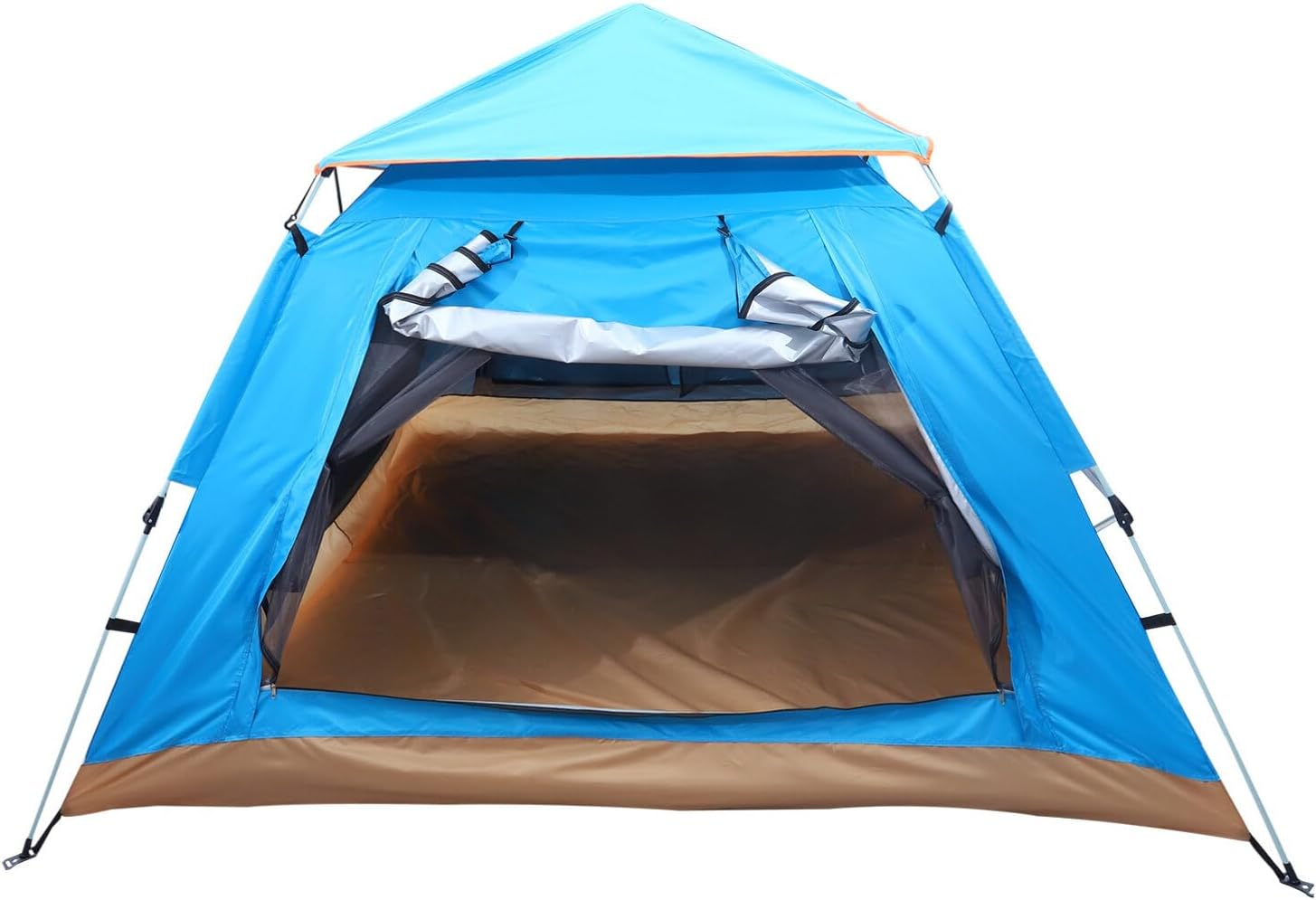 SUPVOX 1set Family Cabin Tent Outdoor Folding Tent for People Stylish for Camping Festivals and Family Gatherings