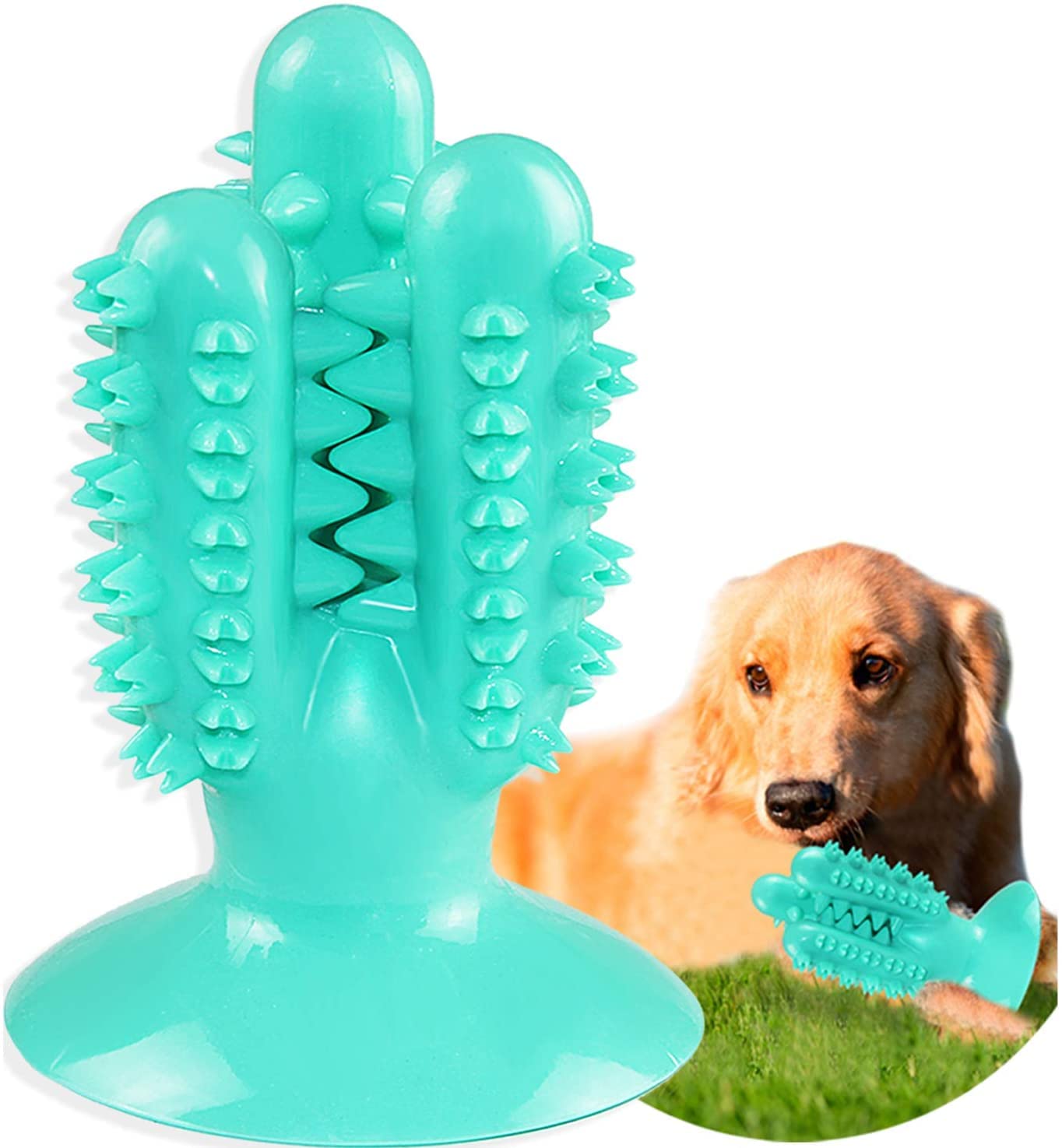 Pups&Pets Dog Chew Cactus Toy for Aggressive Chewer, Upgraded Natural Rubber Brushing Stick for Dog Teeth Cleaning, Safe Bite-Resistant Dog Toothbrush Stick Dental Chew Toy for All Breed (B09VTCCR3P) Amazon Price History, Amazon Price Tracker