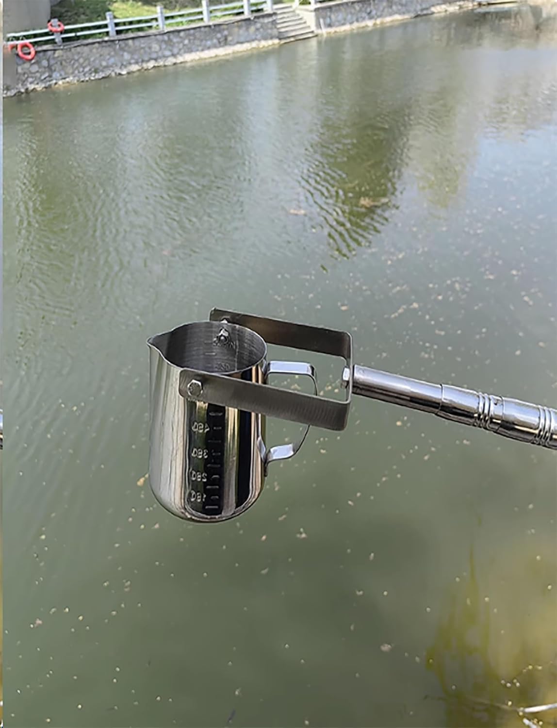 Échantillonneur d'eau en acier inoxydable pour prélèvements précis en lac et rivière 1000 ML
