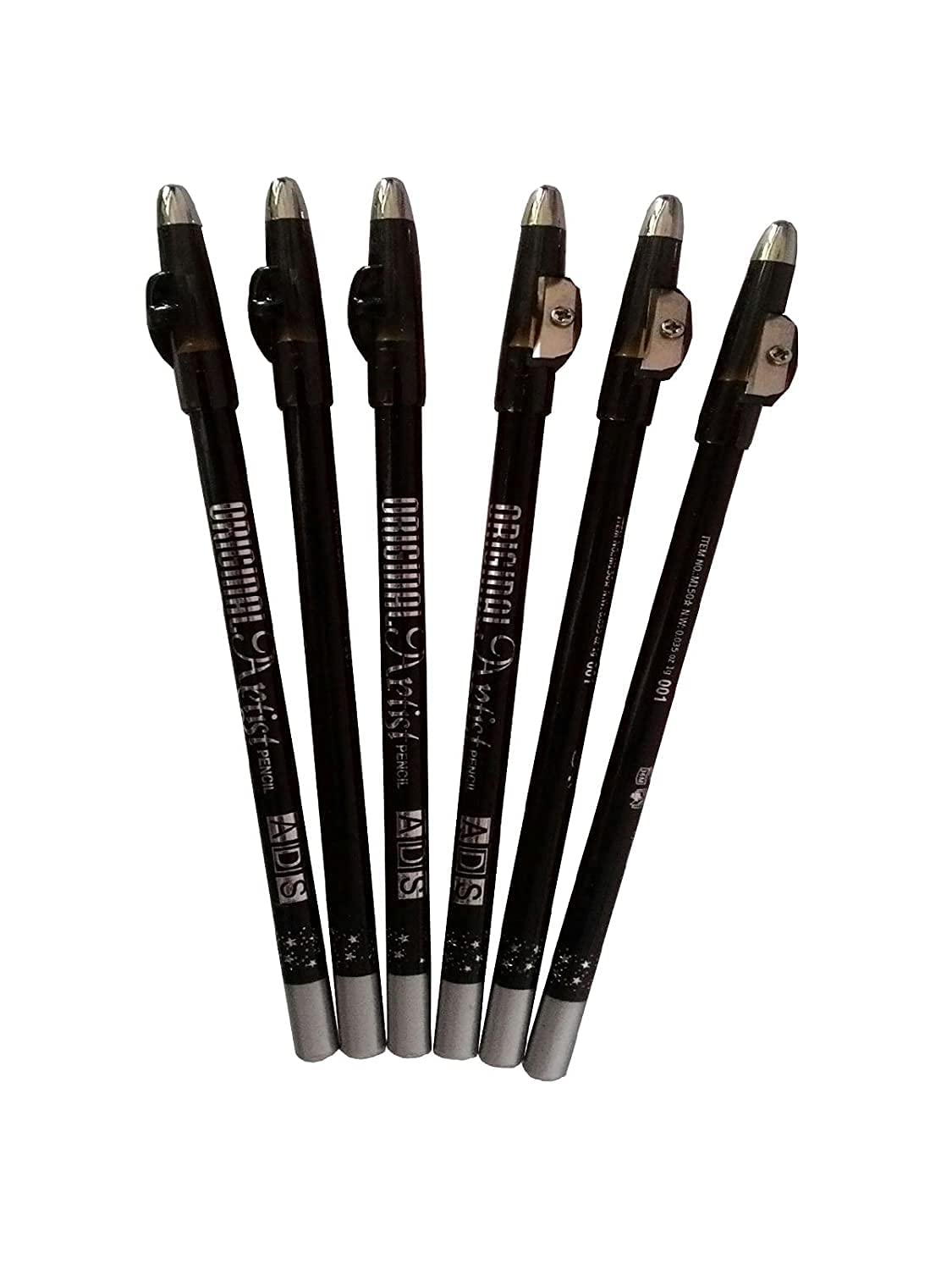 advancedestore Eyebrow Pencils - ADS Makeup Artist Pencil - Eyeliner -(Pack of 6)-image-35