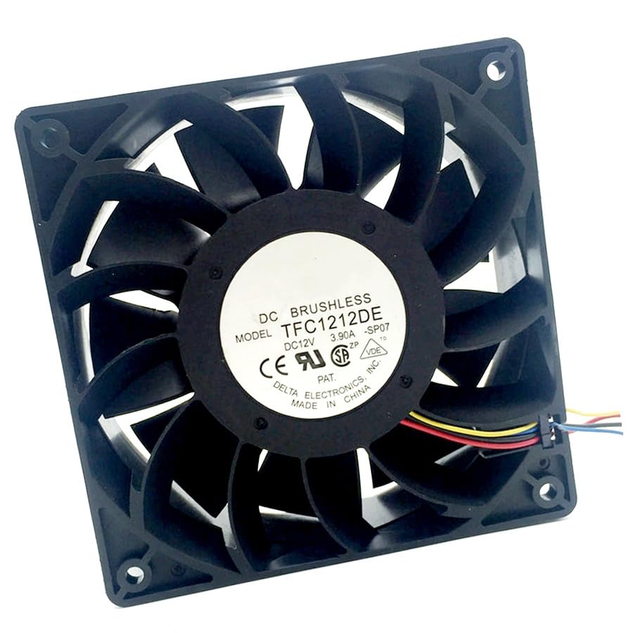 Ventilador TFC1212DE de 12cm con conector de 4 pines para chasis 2
