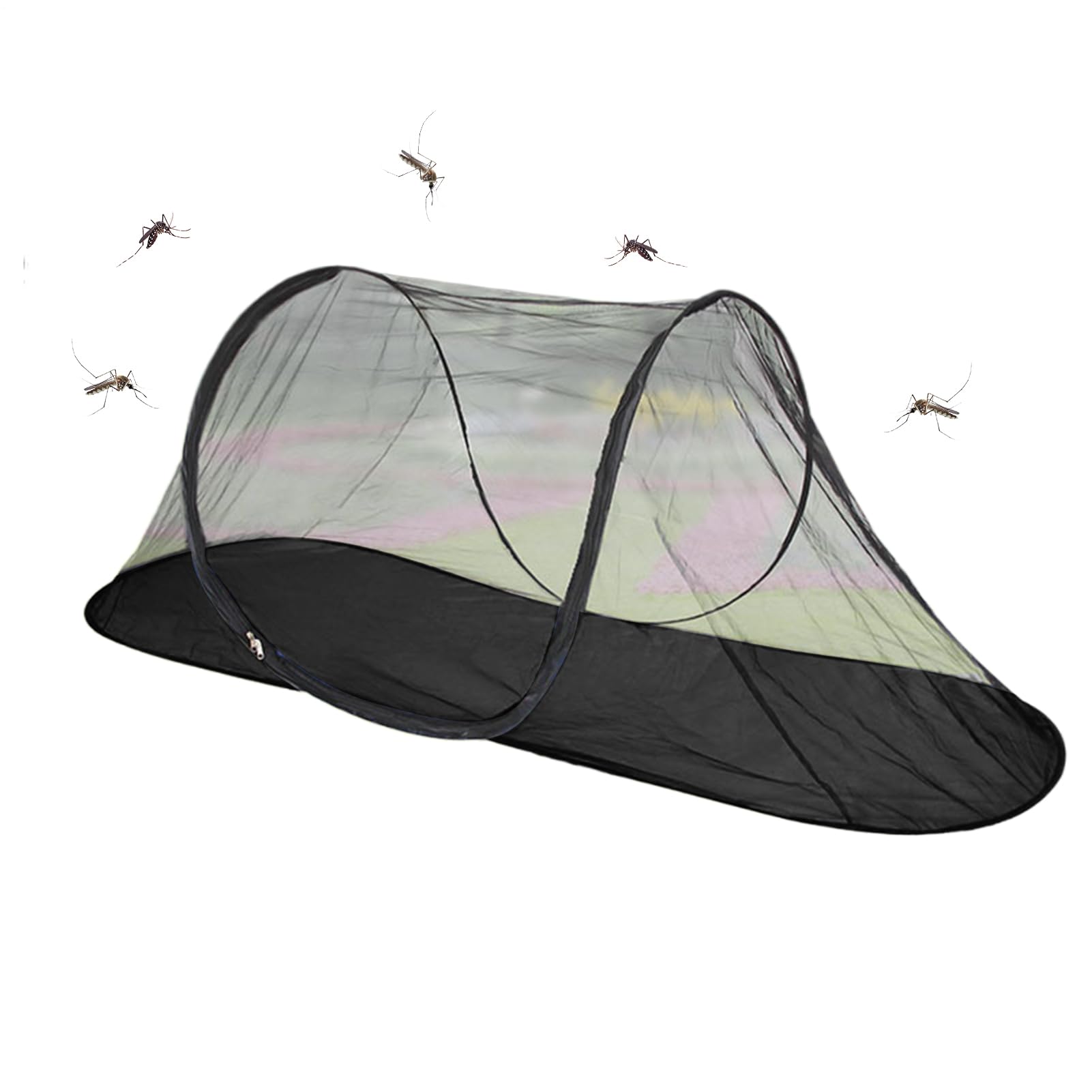 Filet de mouche en plein air pour nuit de bivouac en montagne