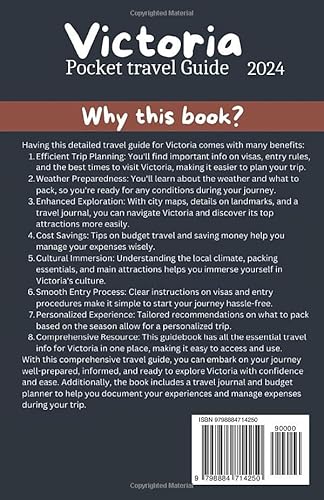 Independently Published Terry, J.B Victoria Pocket Travel Guide 2024: Your Essential Companion To City Exploration And Beyond thumb #1