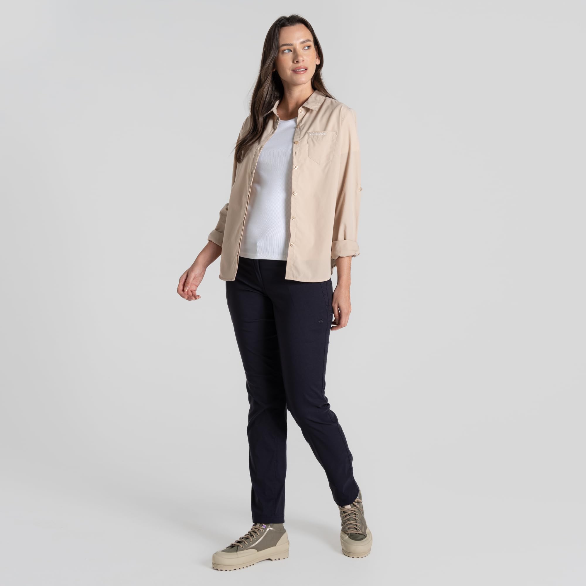Craghoppers Craghoppers Kiwi II Chemise À Manches Longues pour Femme Hiking Shirt Femme (Lot de 1)