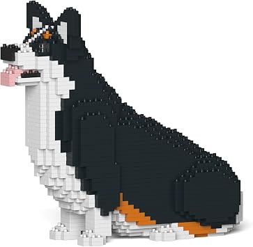 JEKCA Welsh Corgi 03S-M03 | Dog Plastic Building Blocks | Age 14+