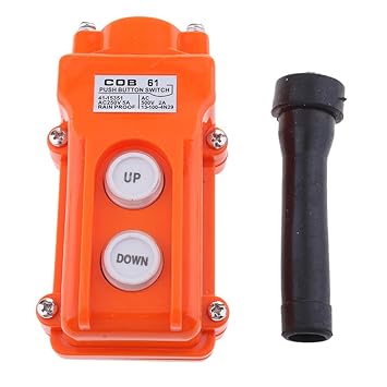 Anbau COB61 Hoist Push Button Switch Up-Down IP55 Rain-Proof Crane Pendant Button