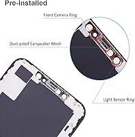 Vista 7 de Reemplazo de pantalla OLED suave para iPhone Xs Max de 6.5 pulgadas [no LCD], pantalla táctil 3D, kit de reparación de digitalizador