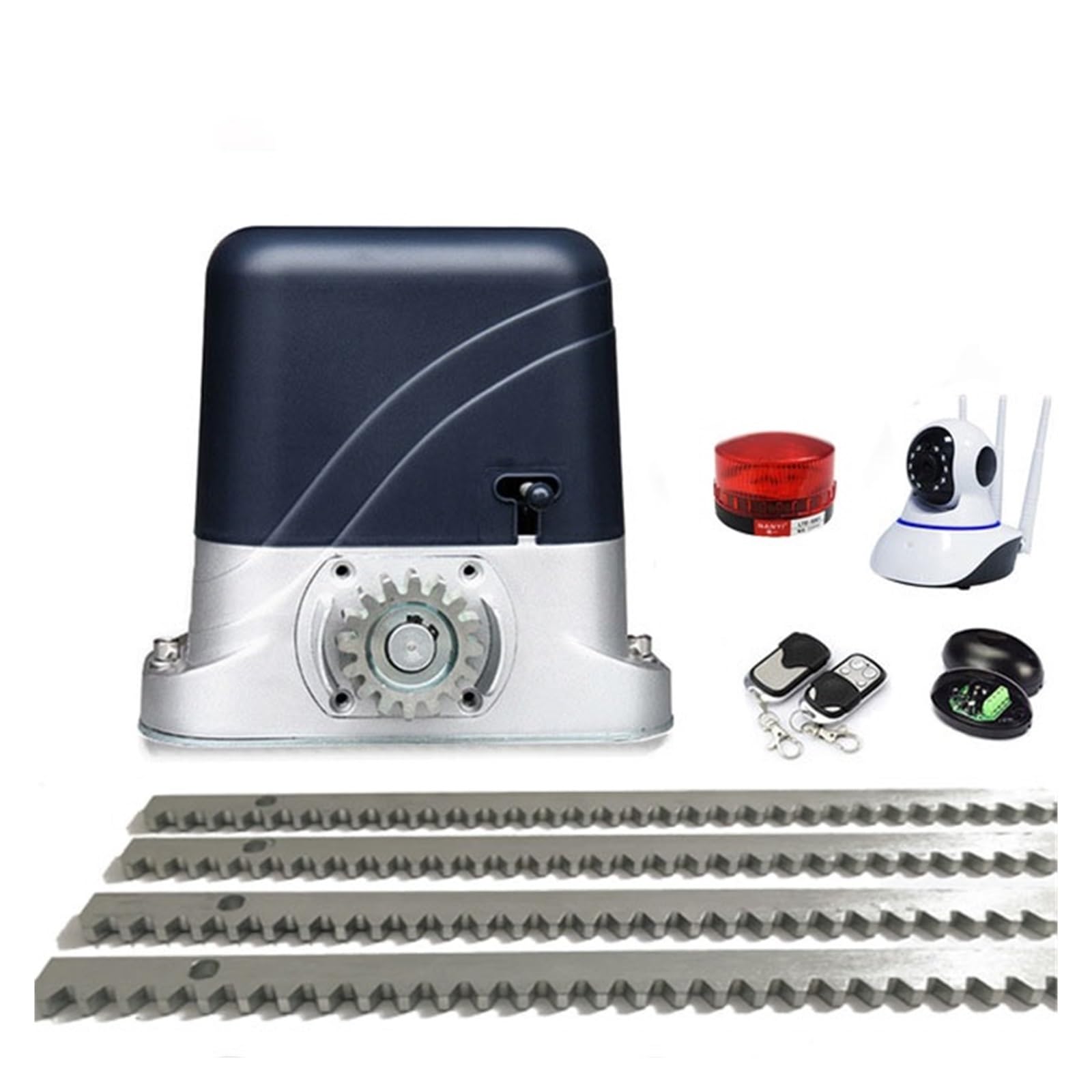 Apriporta Automatico, Motore automatico for apertura cancello scorrevole da 1400 libbre 600 kg con telecomando Effettua un ordine e invia 1 maschera(KI8)