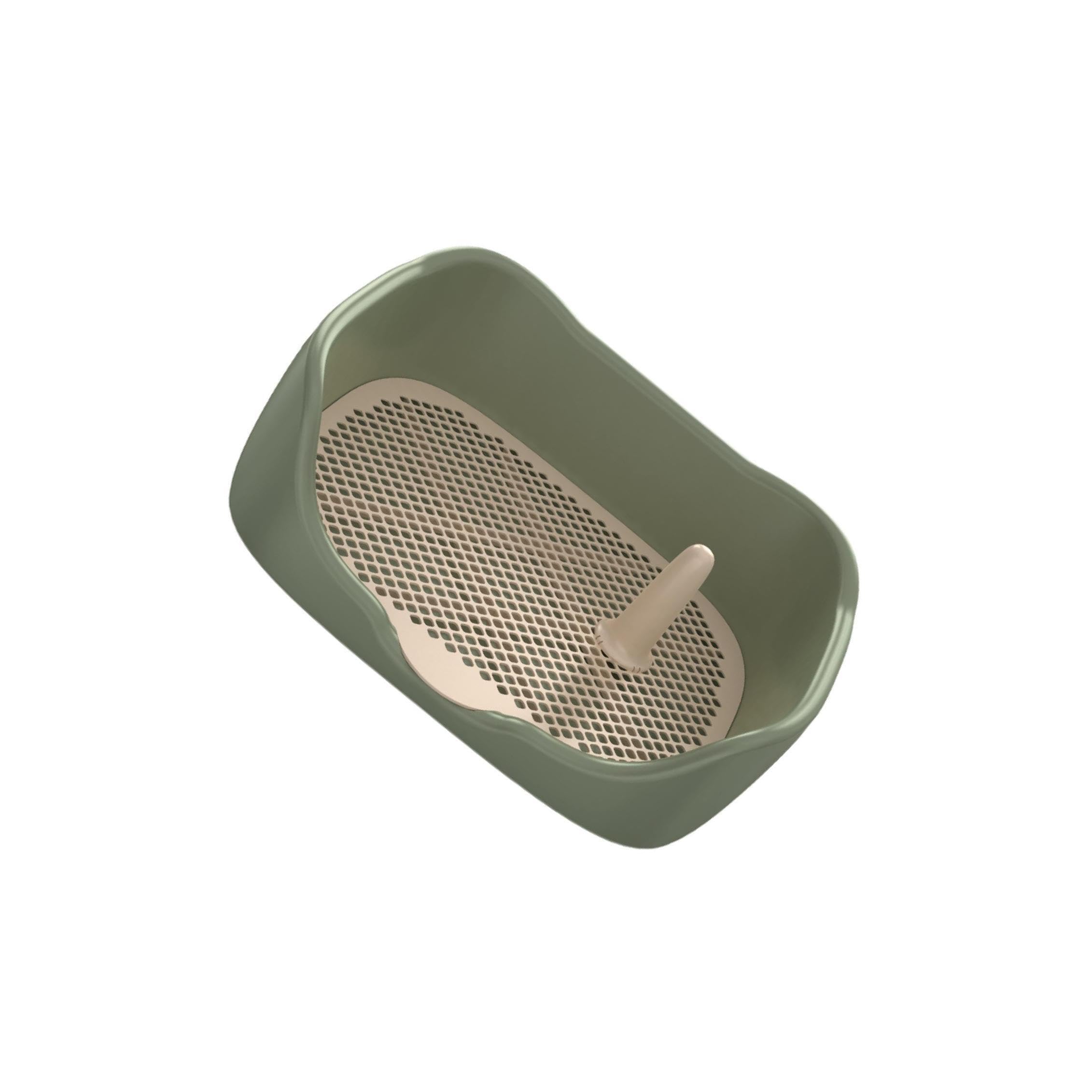 Bac à litière portable pour chien parfait pour l'appartement, le balcon et les vacances