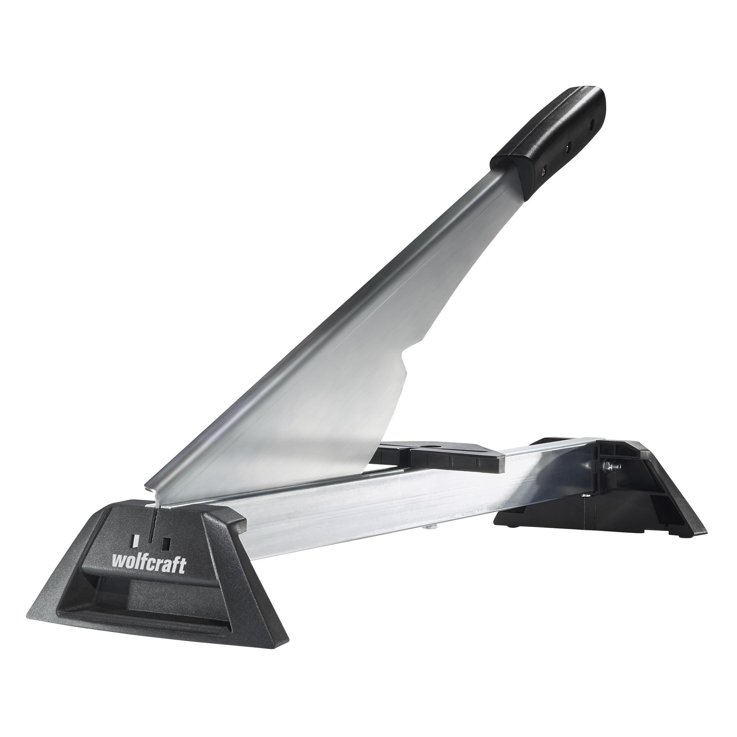 wolfcraft LC 100 6933000 obcinacz do laminatu, łatwy montaż laminatu, cięcie bez kurzu i hałasu, do laminatu o grubości do 8 mm i szerokości 210 mm, z gładkim ostrzem