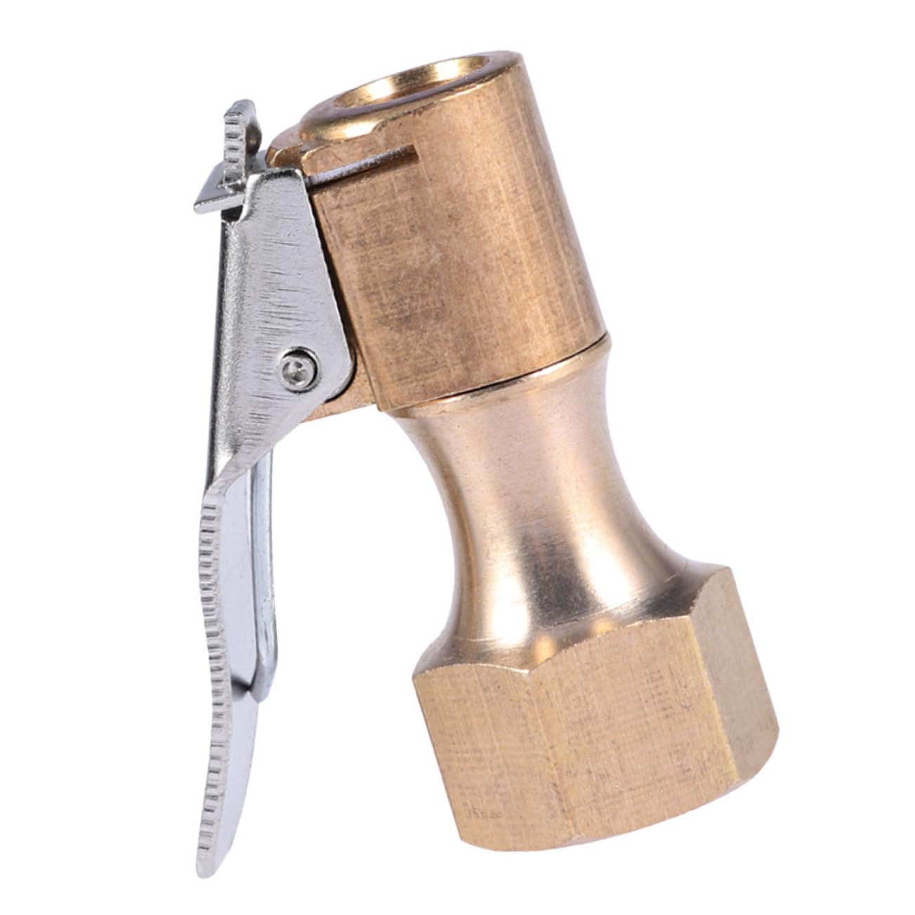 Anneome Locking Tire Inflator Air Compressor Attachments with Air Valve Adapter