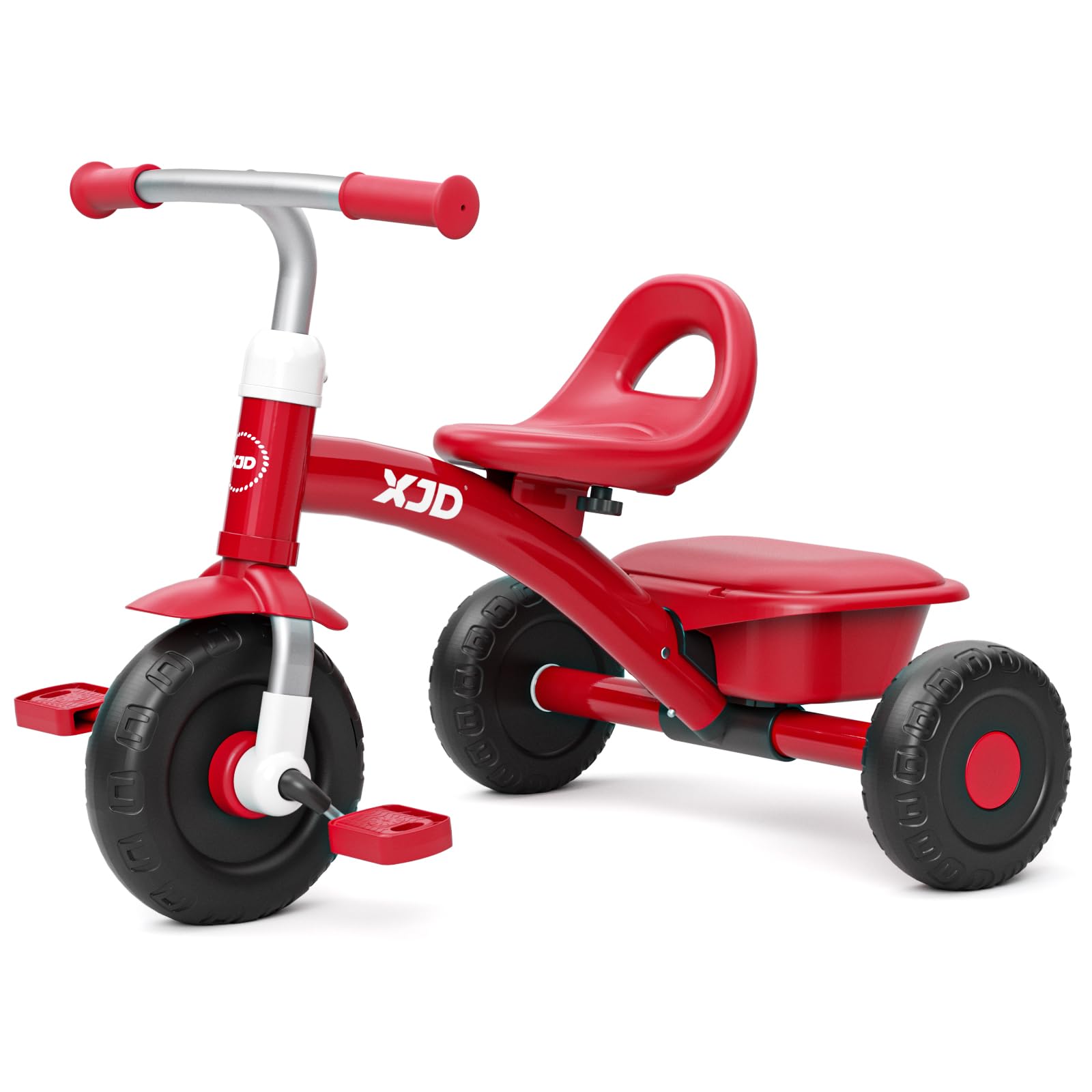 XJD Toddler Tricycle for 1-5 Years Old, Kids Bike(Red)