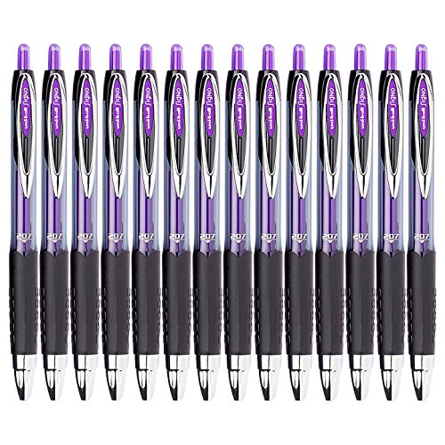 Uni-Ball Signo 207 Bolígrafo Retráctil de Tinta Gel 0.7mm Paquete 14 miniatura 2