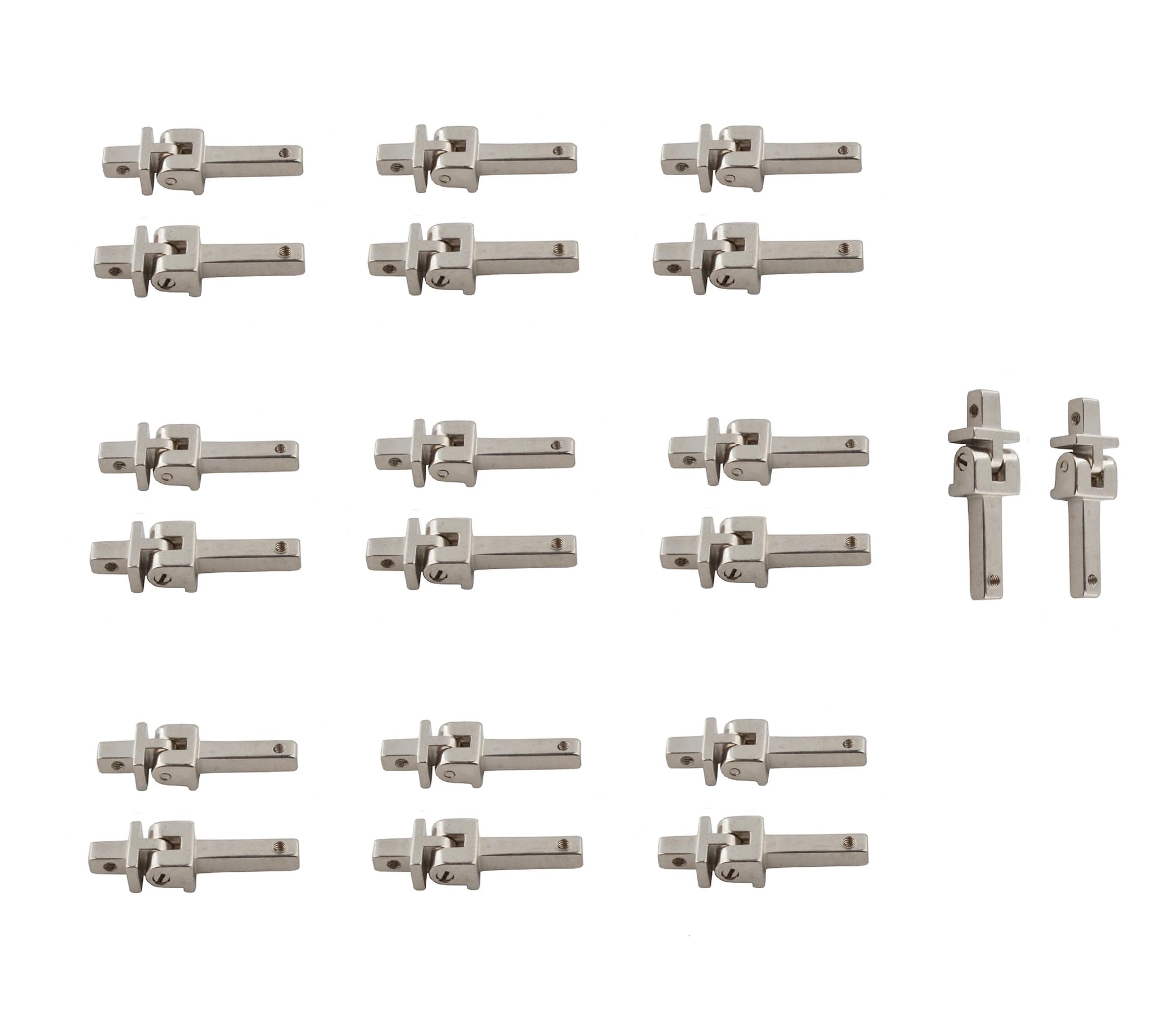 WYZBEN Replacement Eyeglasses Hinge Screws 10 Sets Eyewear Accessories Plastic Glasses Repair Parts