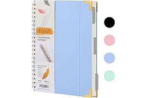 EOOUT Spiral Notebook: The Ultimate 3 Section Notetaking Companion